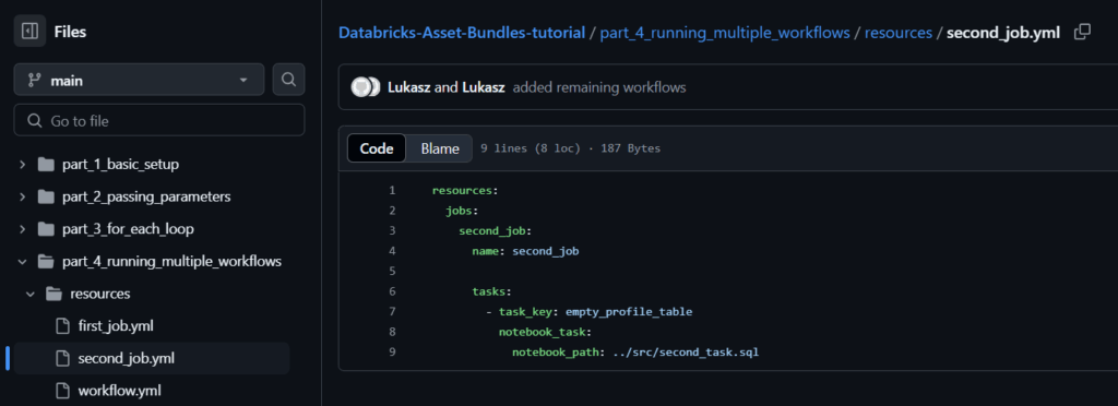 Databricks Sql Job Running Multiple Jobs in One Workflow in Databricks - dateonic.