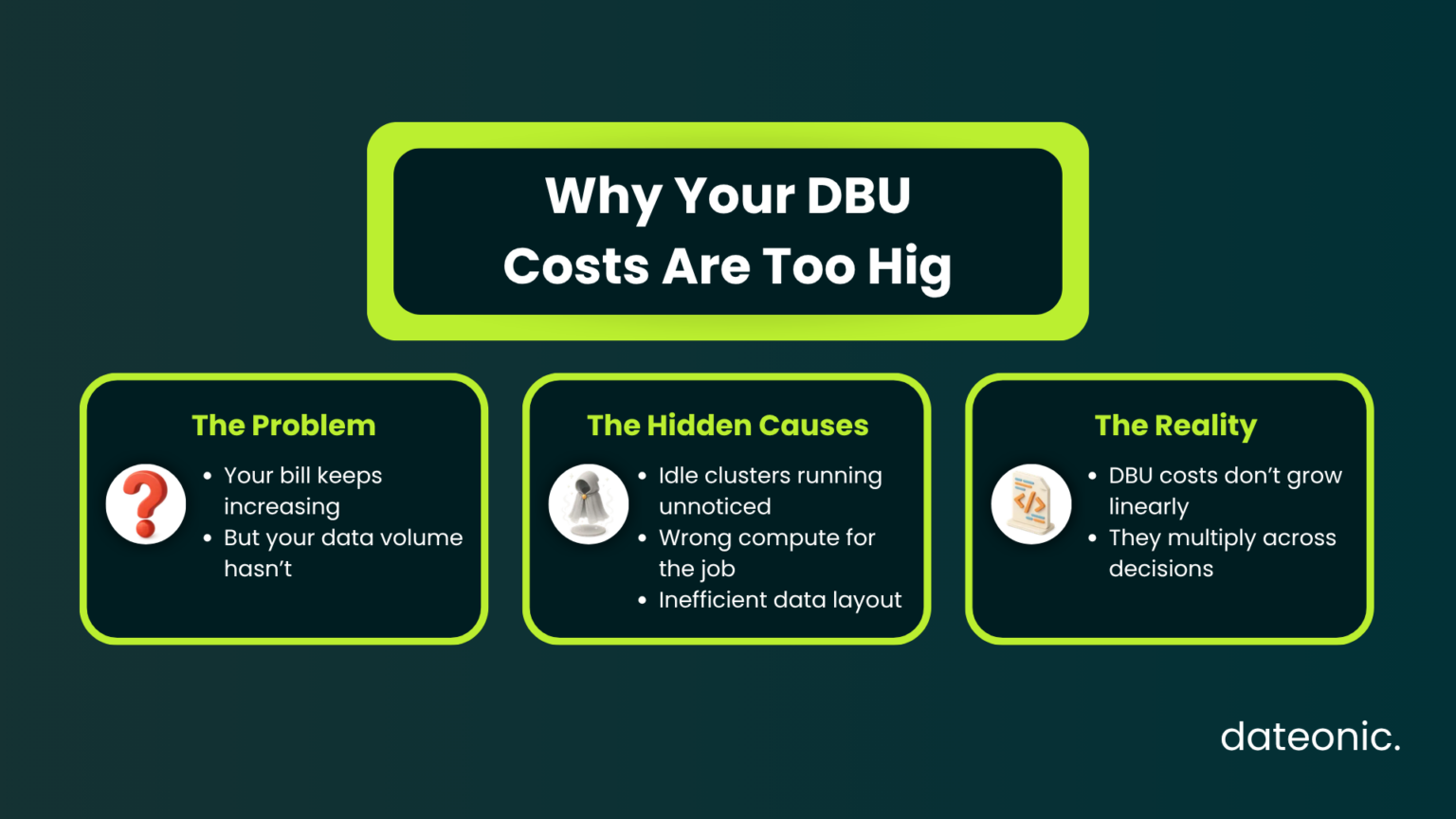 How to Reduce DBU Consumption in Databricks - dateonic.